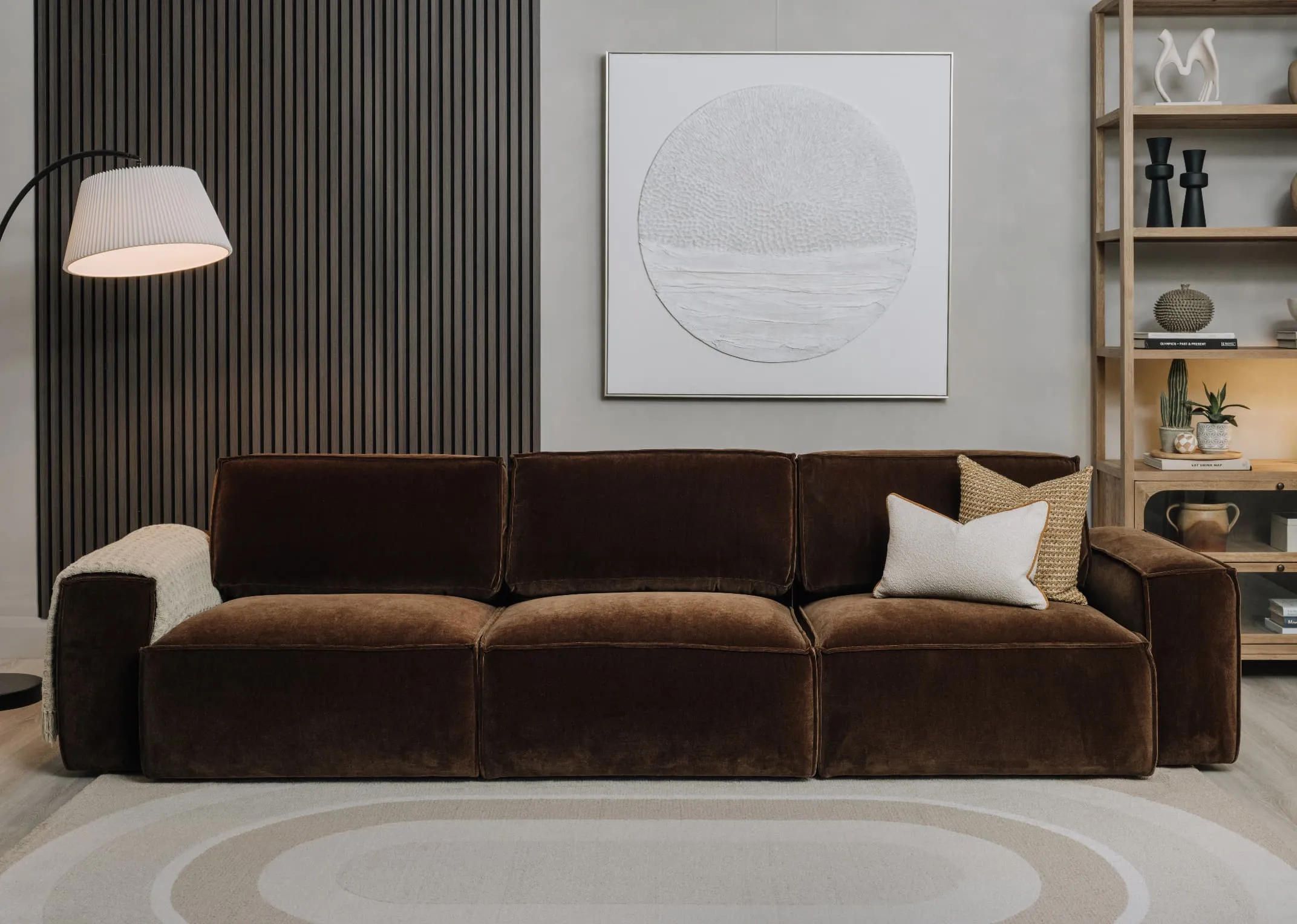 120cm x 120cm Framed Canvas - Pathway