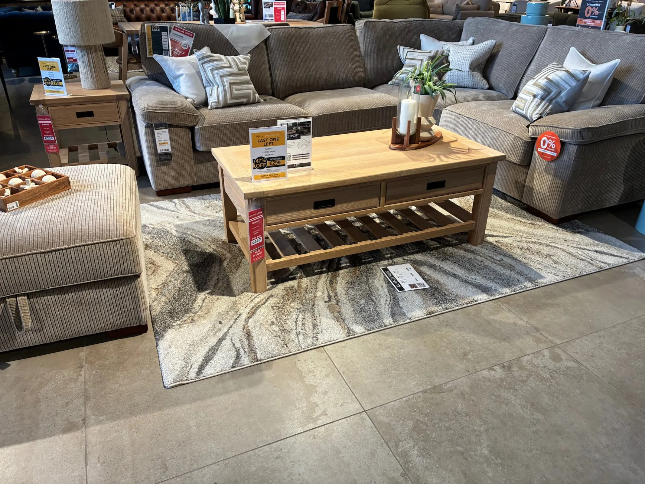 Albany Coffee Table (Carlow Floor Model)