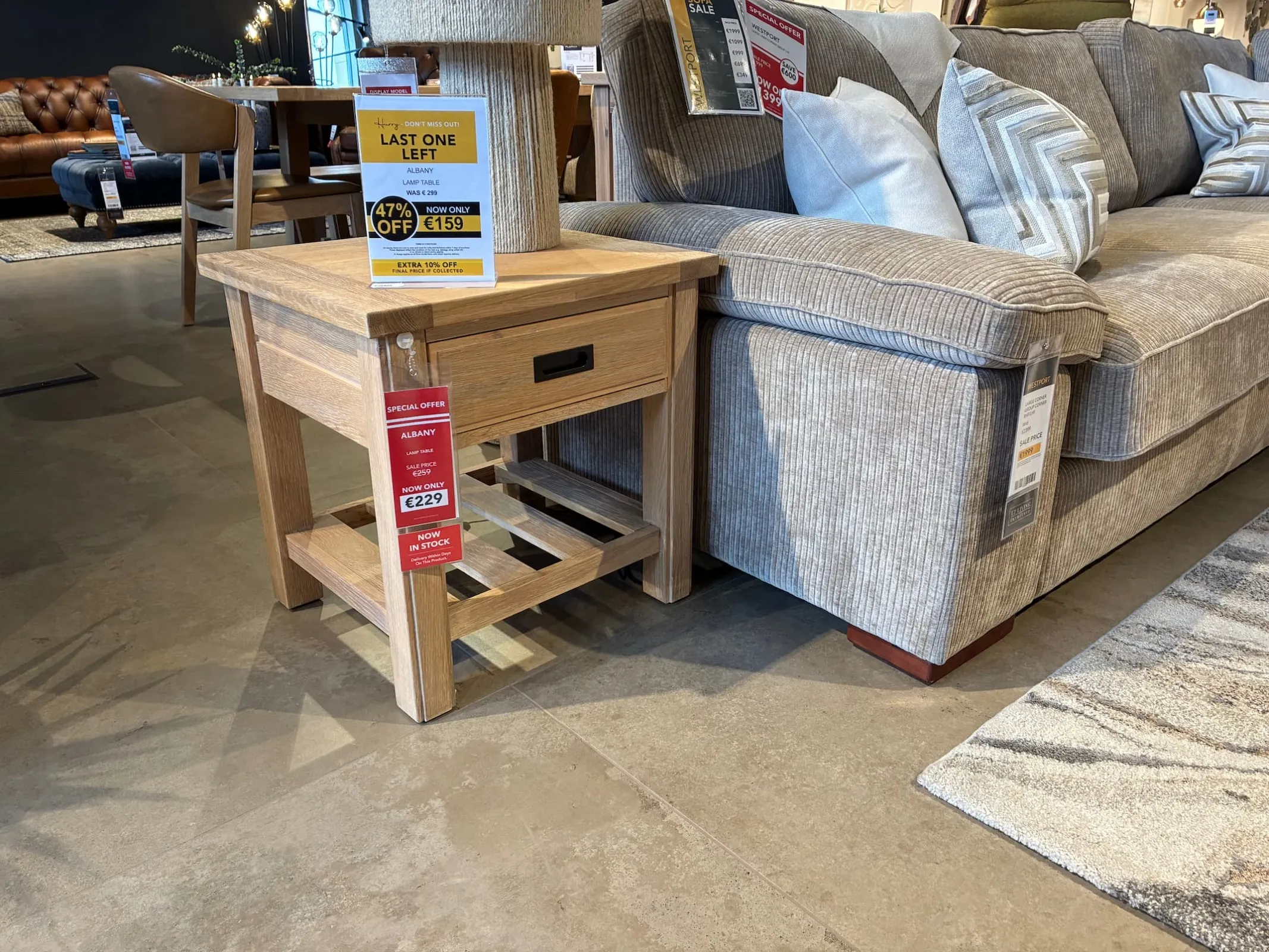 Albany Lamp Table (Carlow Floor Model)