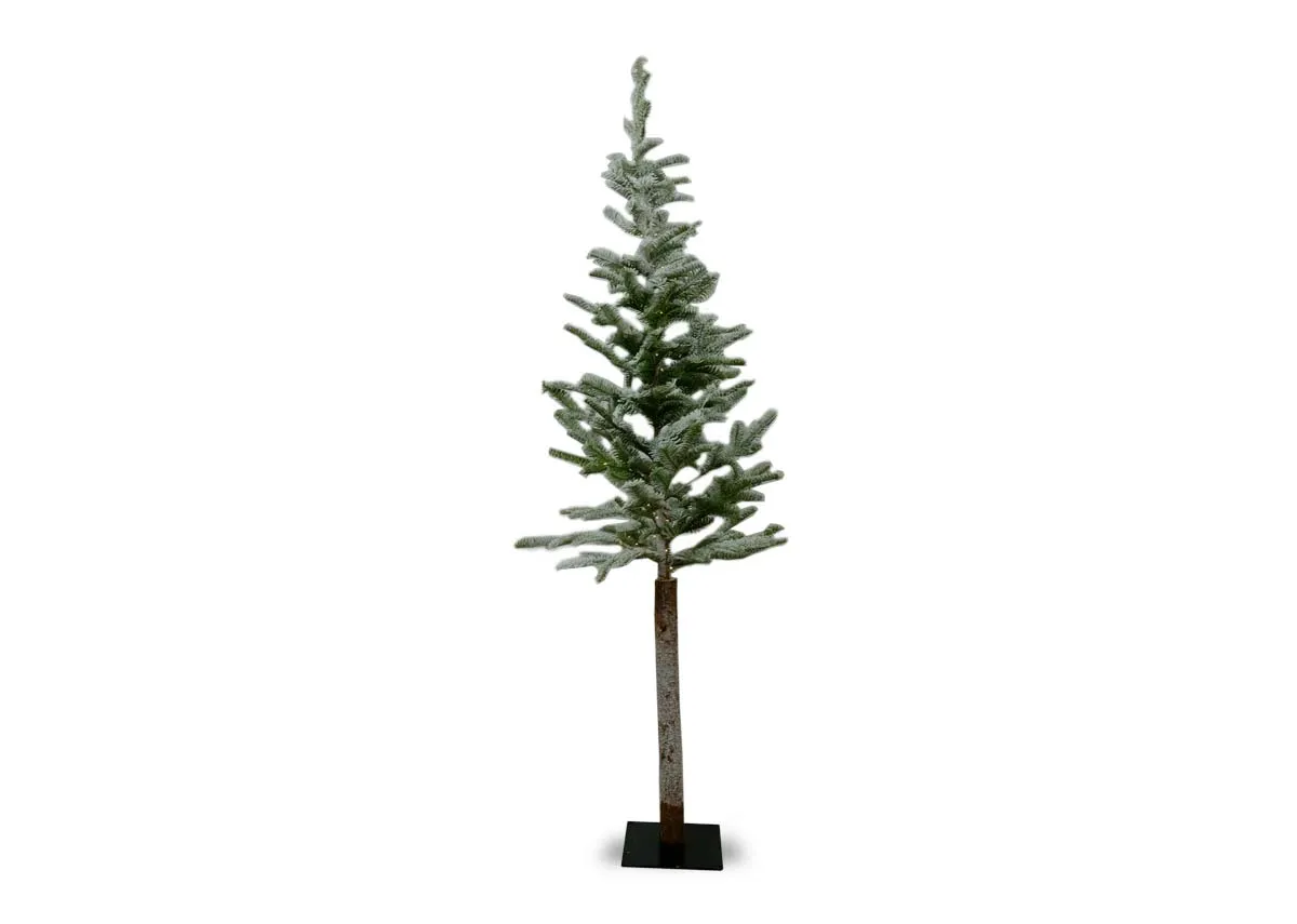 180cm Alder Snow With Lights - Christmas Tree