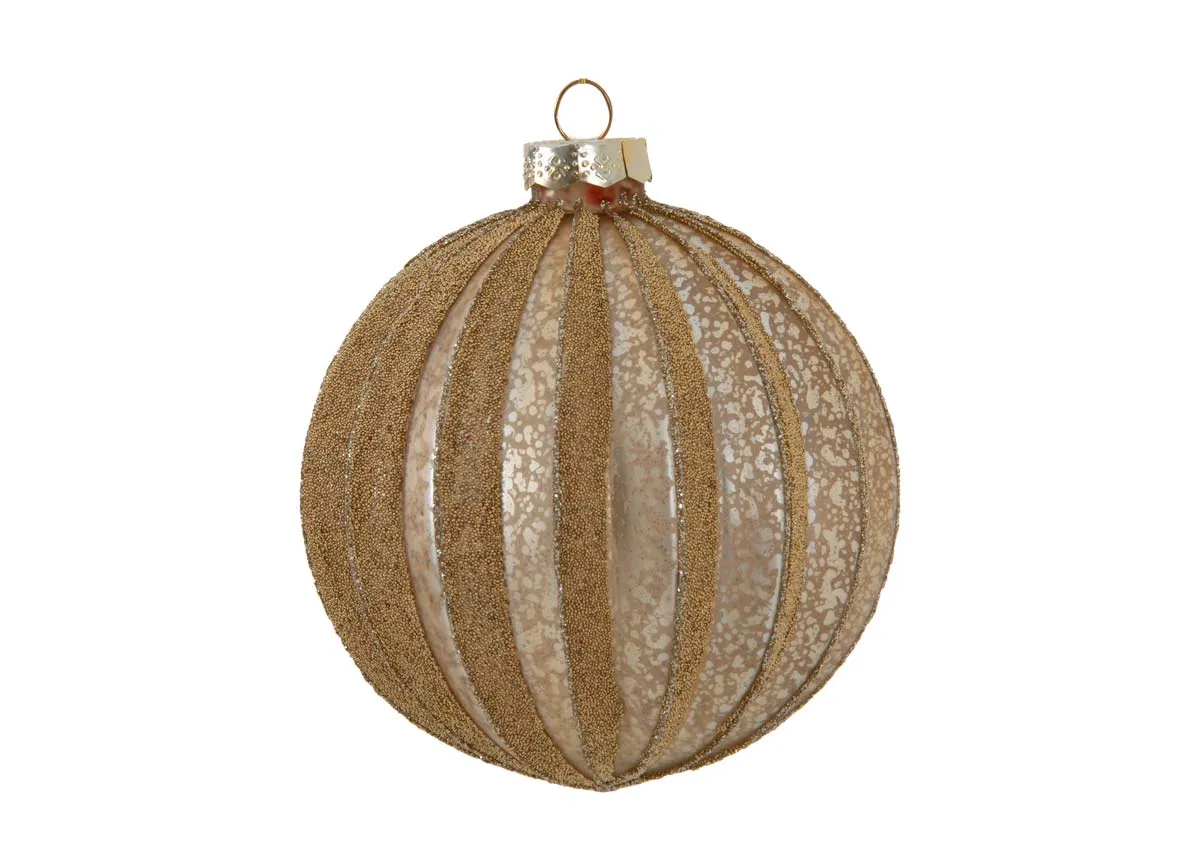 A dimension image of Deck the Halls bauble with 10cm
