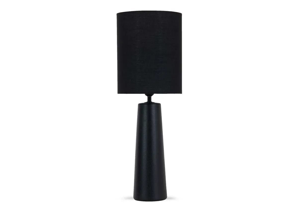 Black Table Lamp with Shade - Blackwater