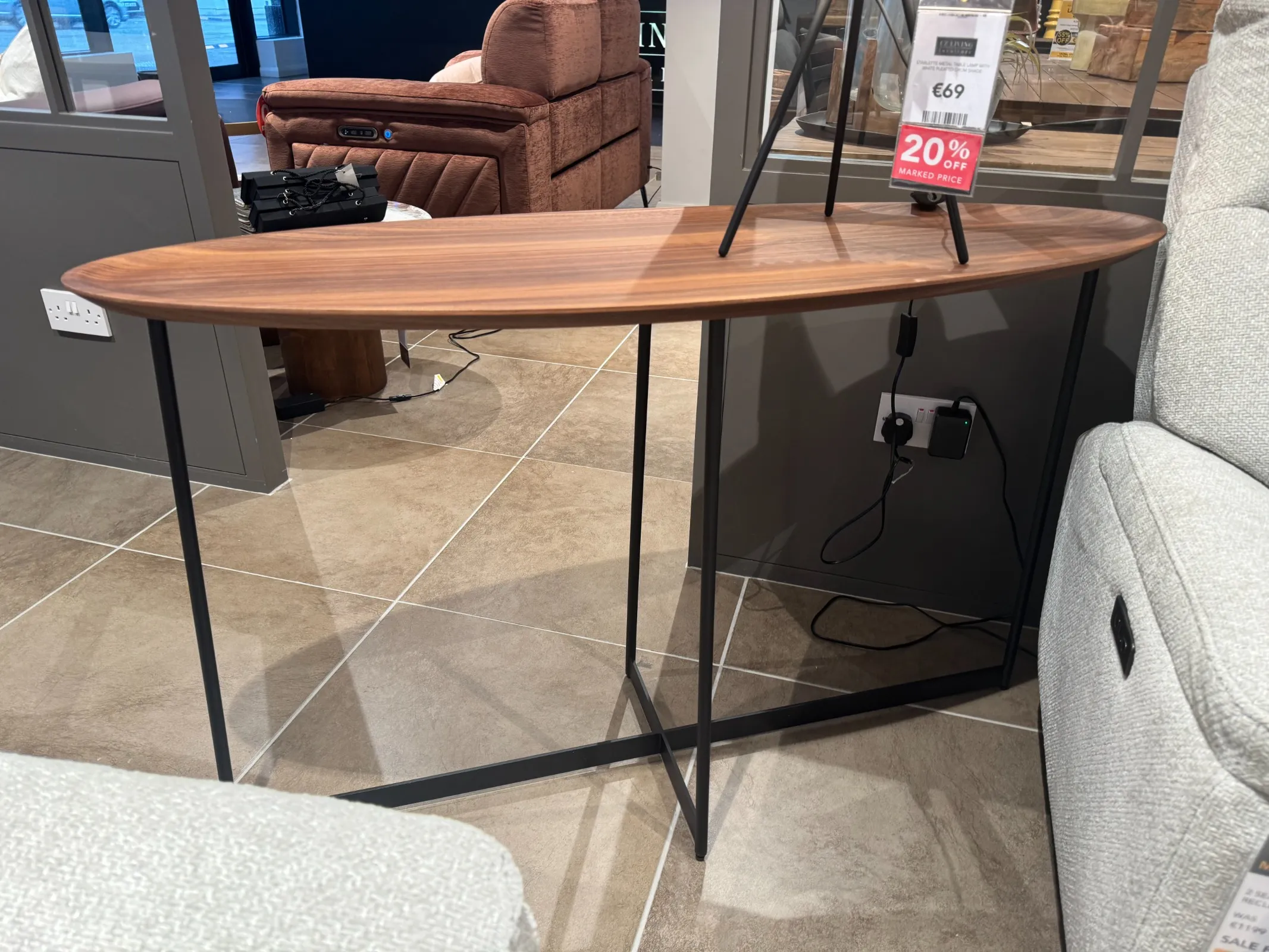 Bonita Light Brown Console Table (Tallaght Floor Model)