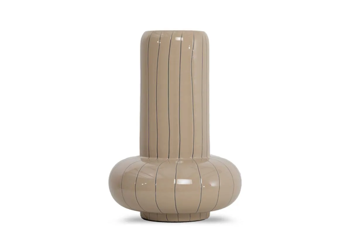 Cream Gloss Vase - Asano
