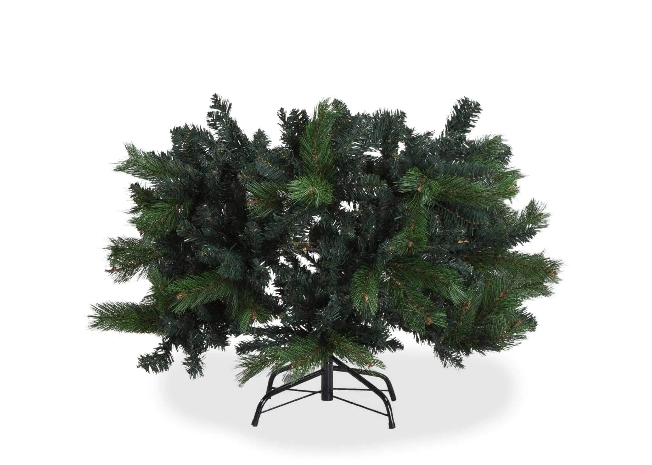 A shot of the bottom section of the 180cm pine Christmas tree.