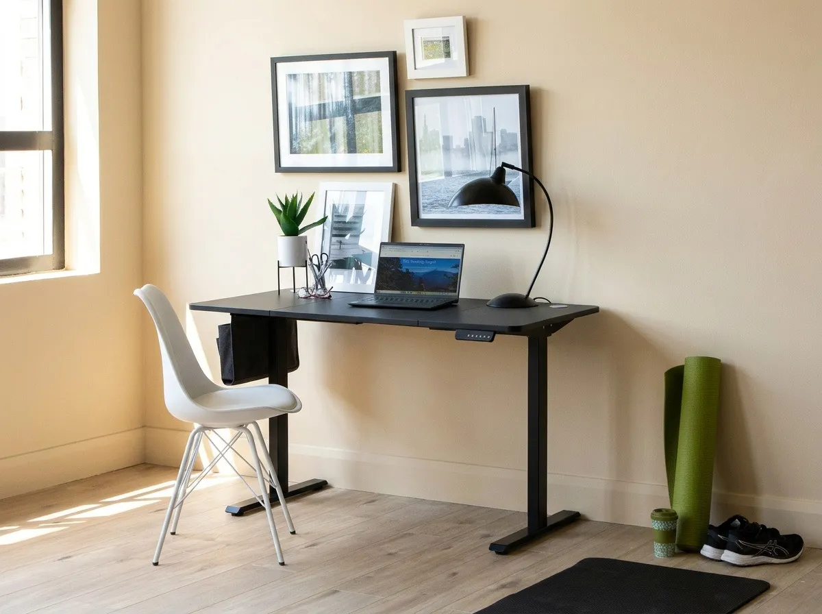 Black Standing Desk - Elevate