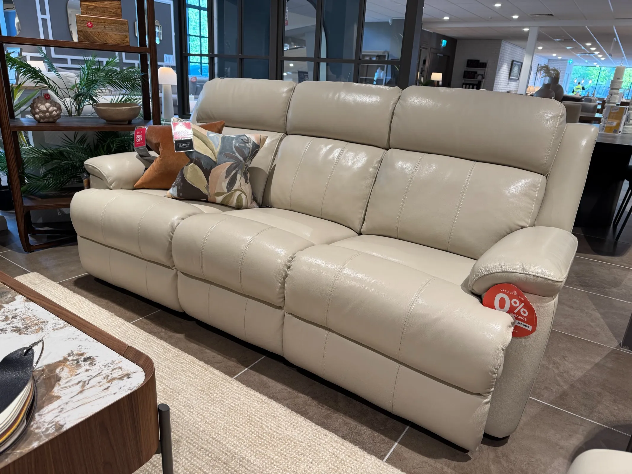 Embrace 3 Seater Leather Power Recliner (Tallaght Floor Model)