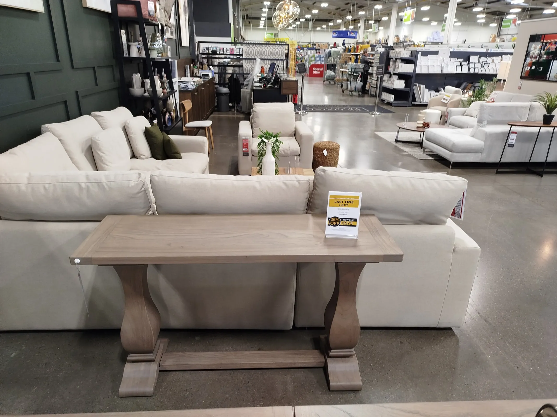 Gold Coast Console Table (Naas Rd Floor Model)