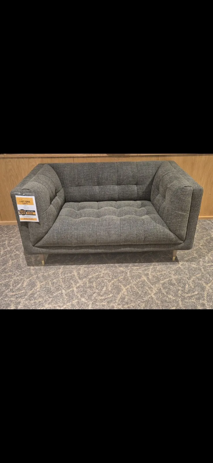 Grace 2 Seater Green Fabric Sofa (Sligo Floor Model)