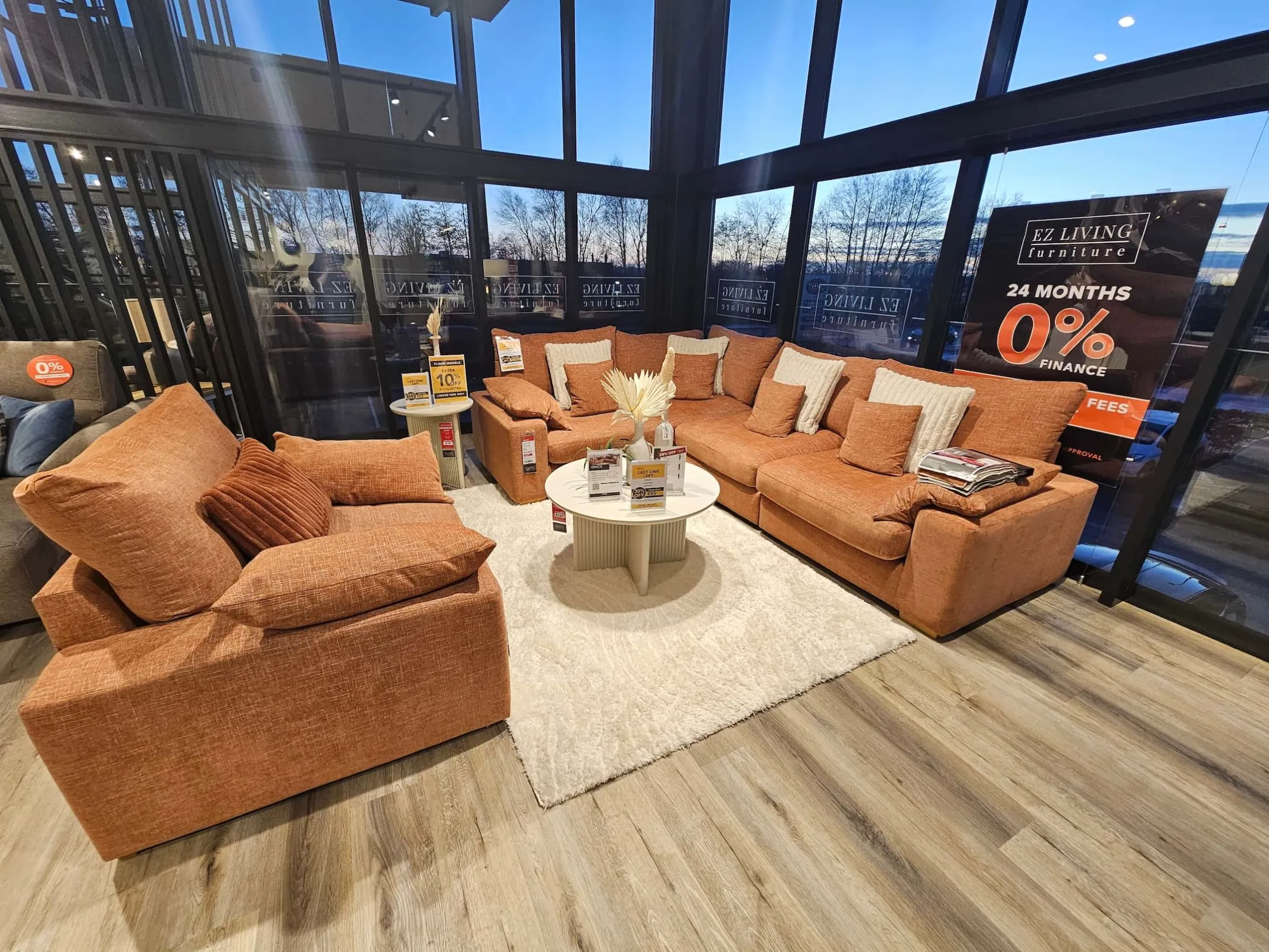 Gracie LHF Corner Group & Armchair (Athlone Floor Model)