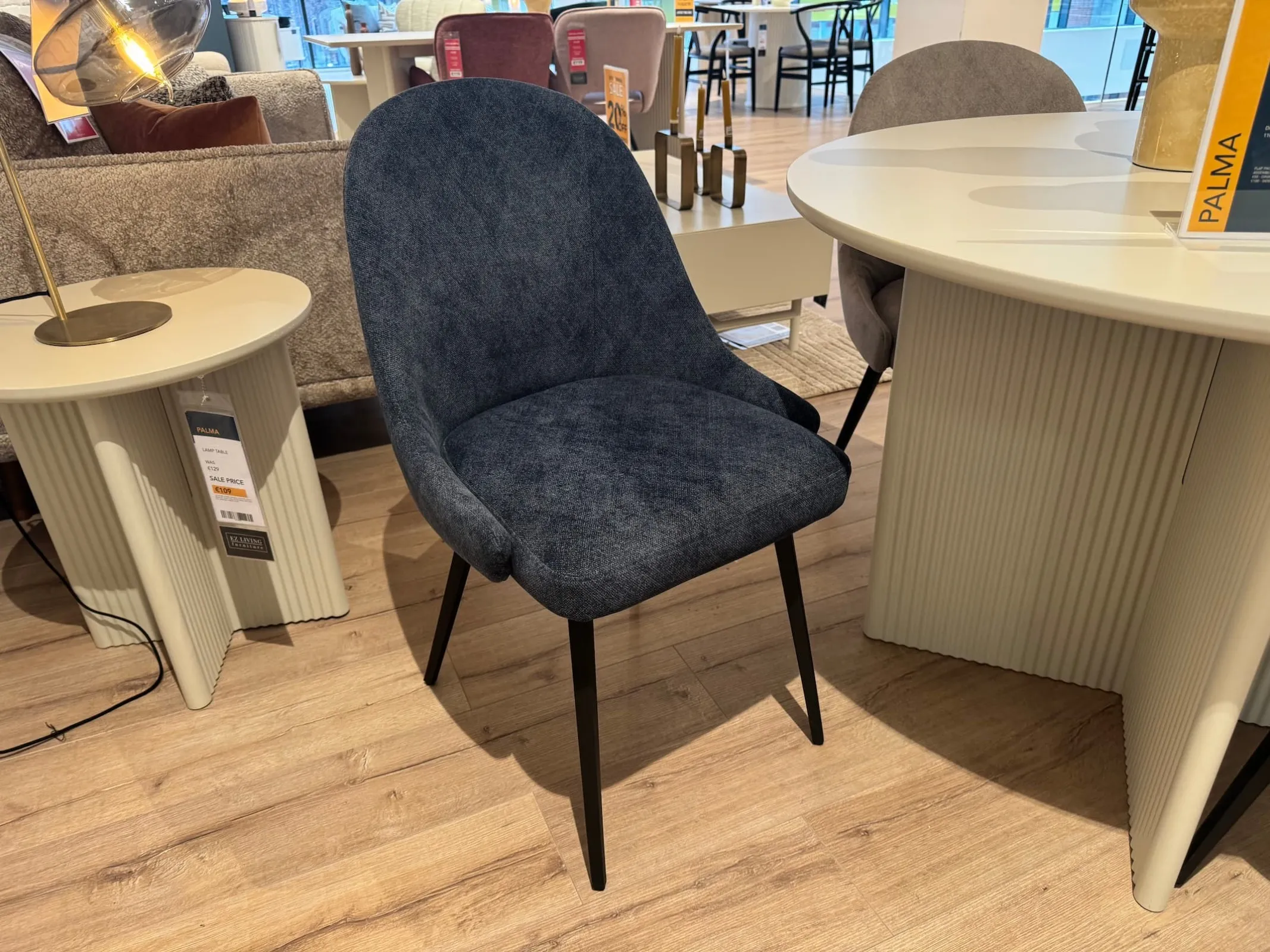 Jacob Blue Dining Chair (Tallaght Floor Model)