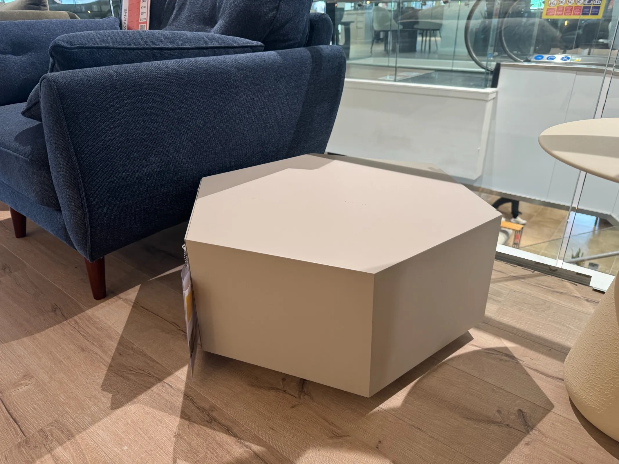 Jonas 1 Drawer Off-White Coffee Table (Tallaght Floor Model)