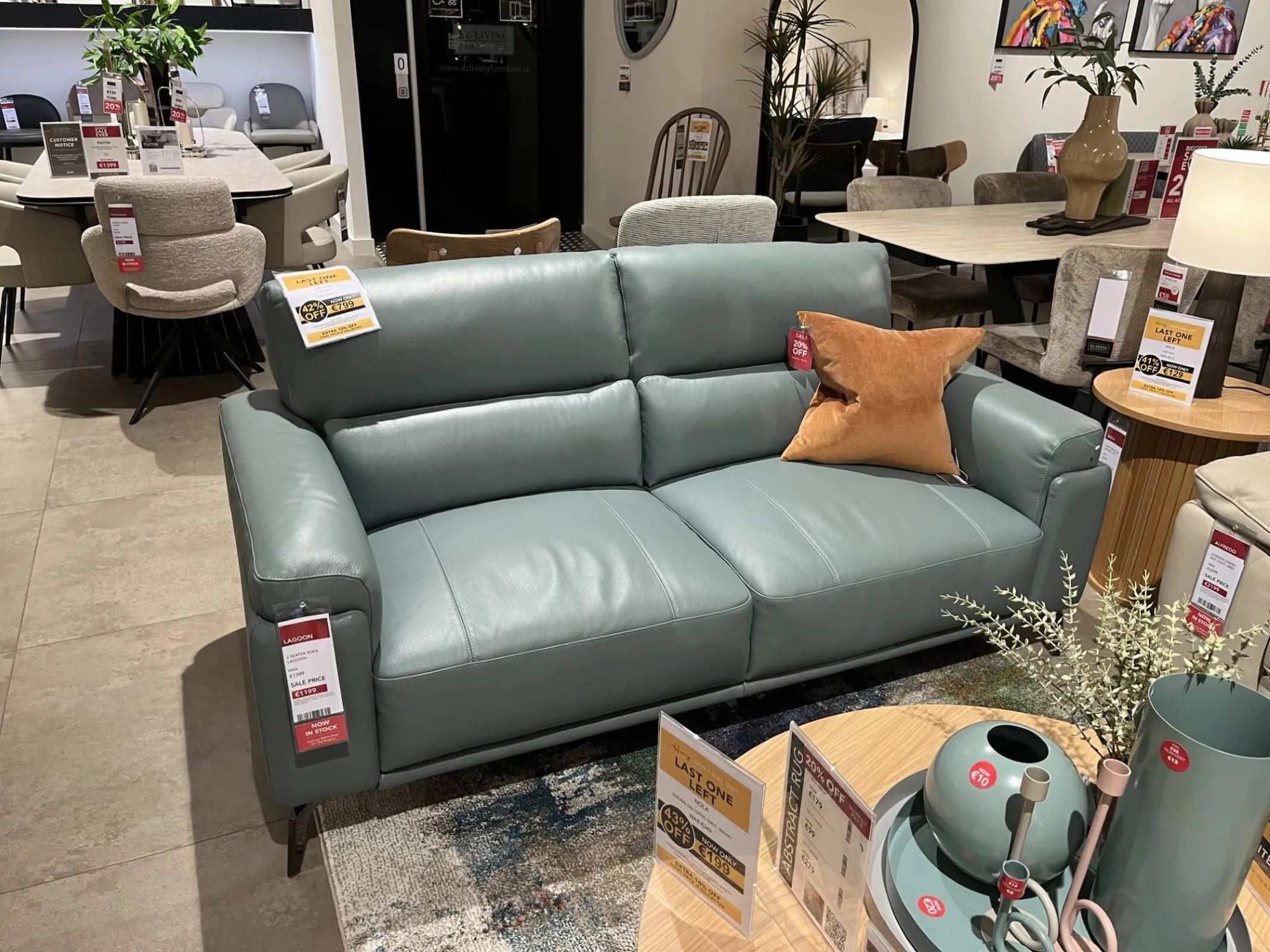 Lagoon 2 Seater Fixed Sofa (Carlow Floor Model)