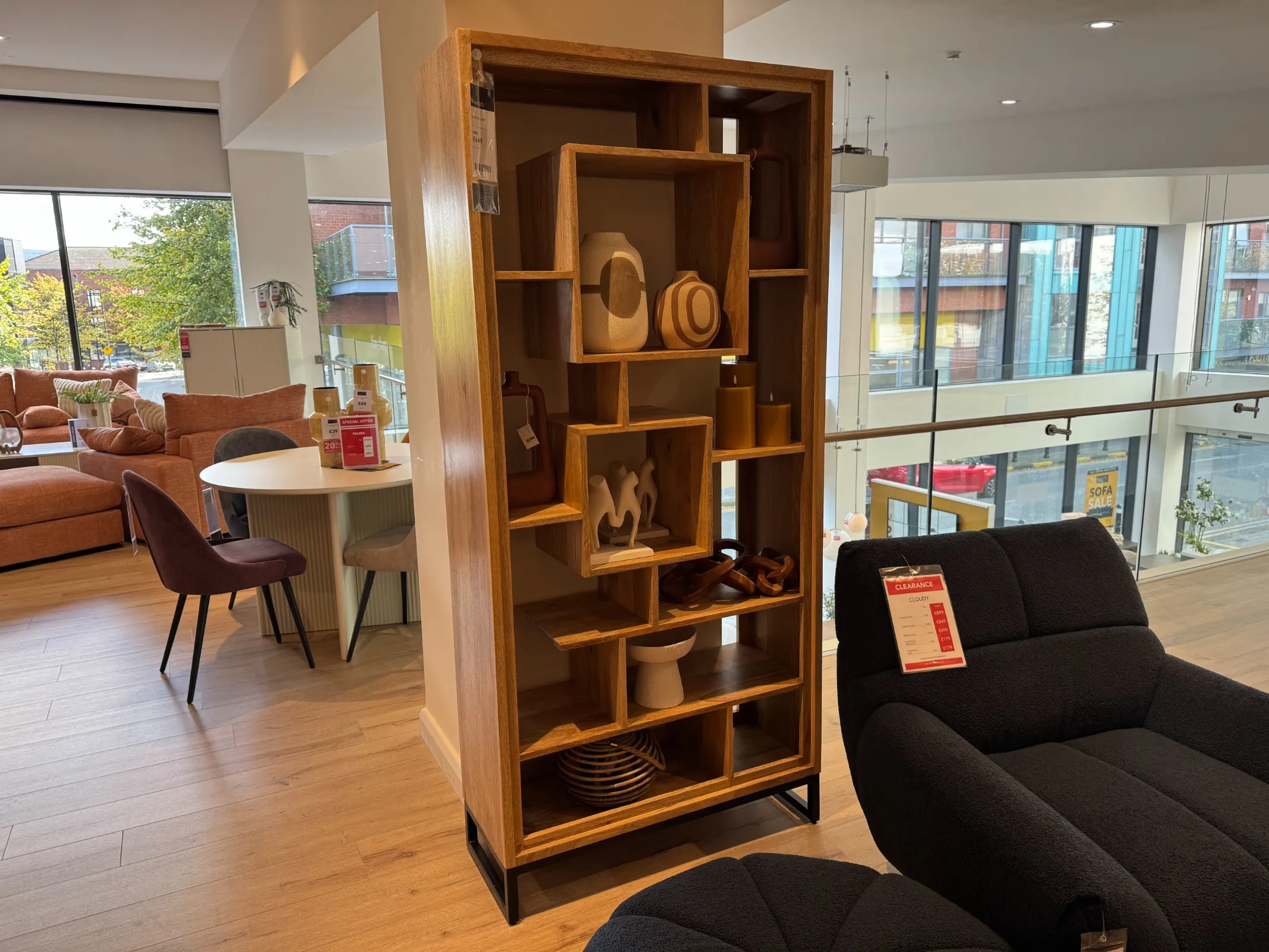 Mango Natural Shelving Display Unit (Tallaght Floor Model)