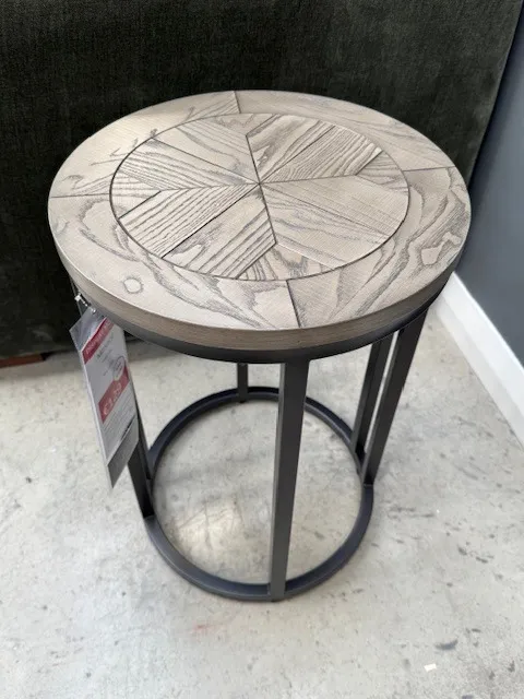 Monroe Grey Ash Side Table (Tullamore Floor Model)