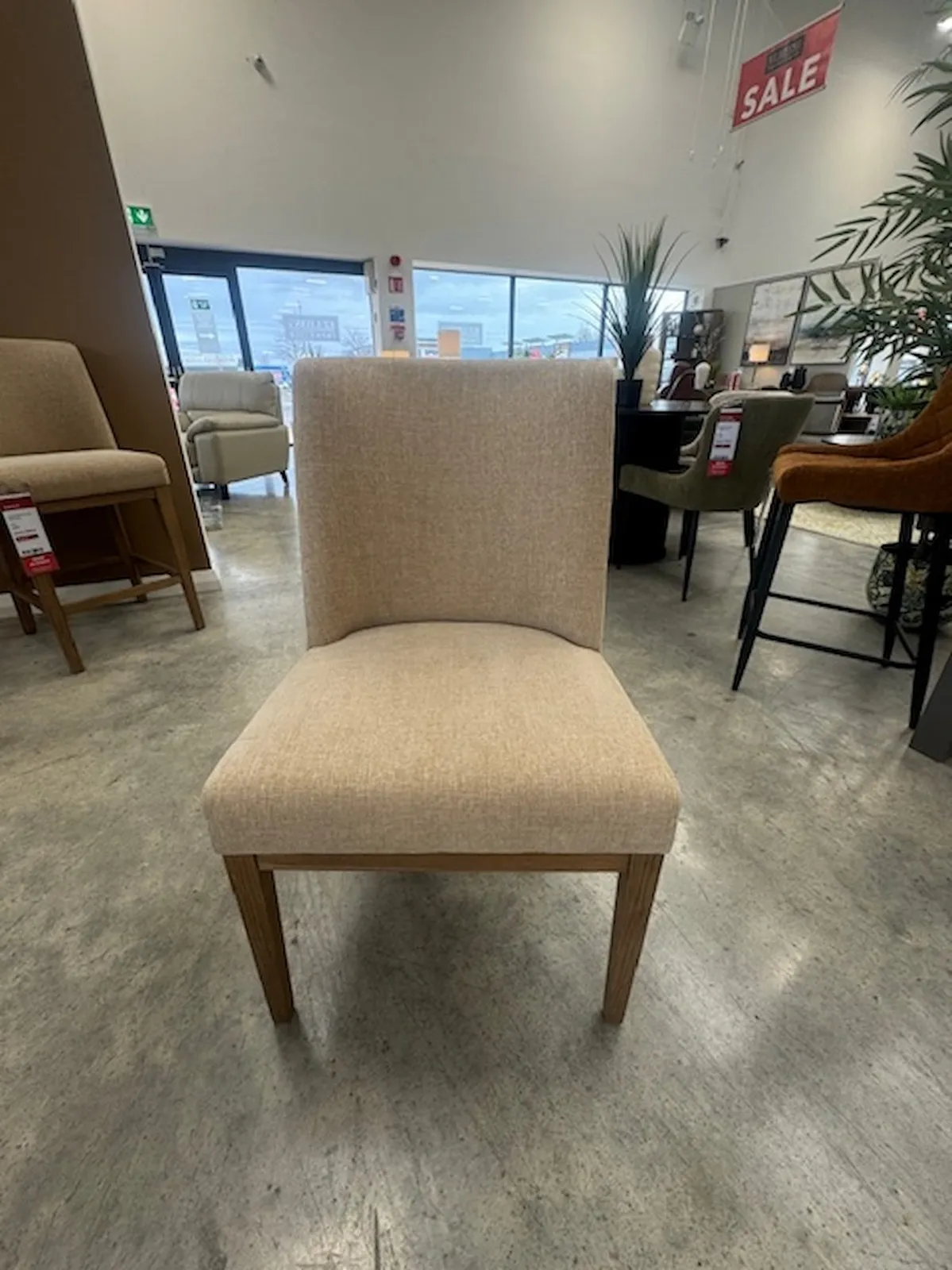 Naxos Natural Dining Chair x 6 (Tullamore Floor Model)