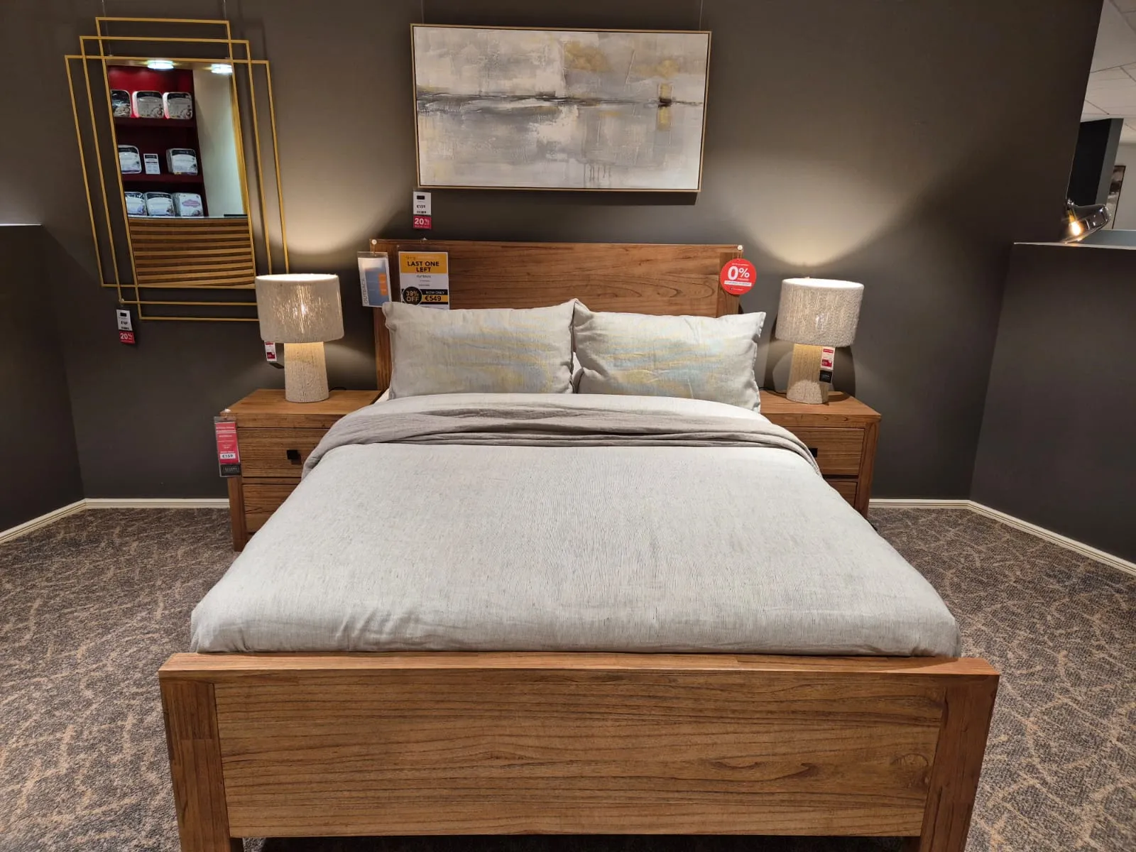 Outback King Size (5ft) Wood Bed Frame (Sligo Floor Model)