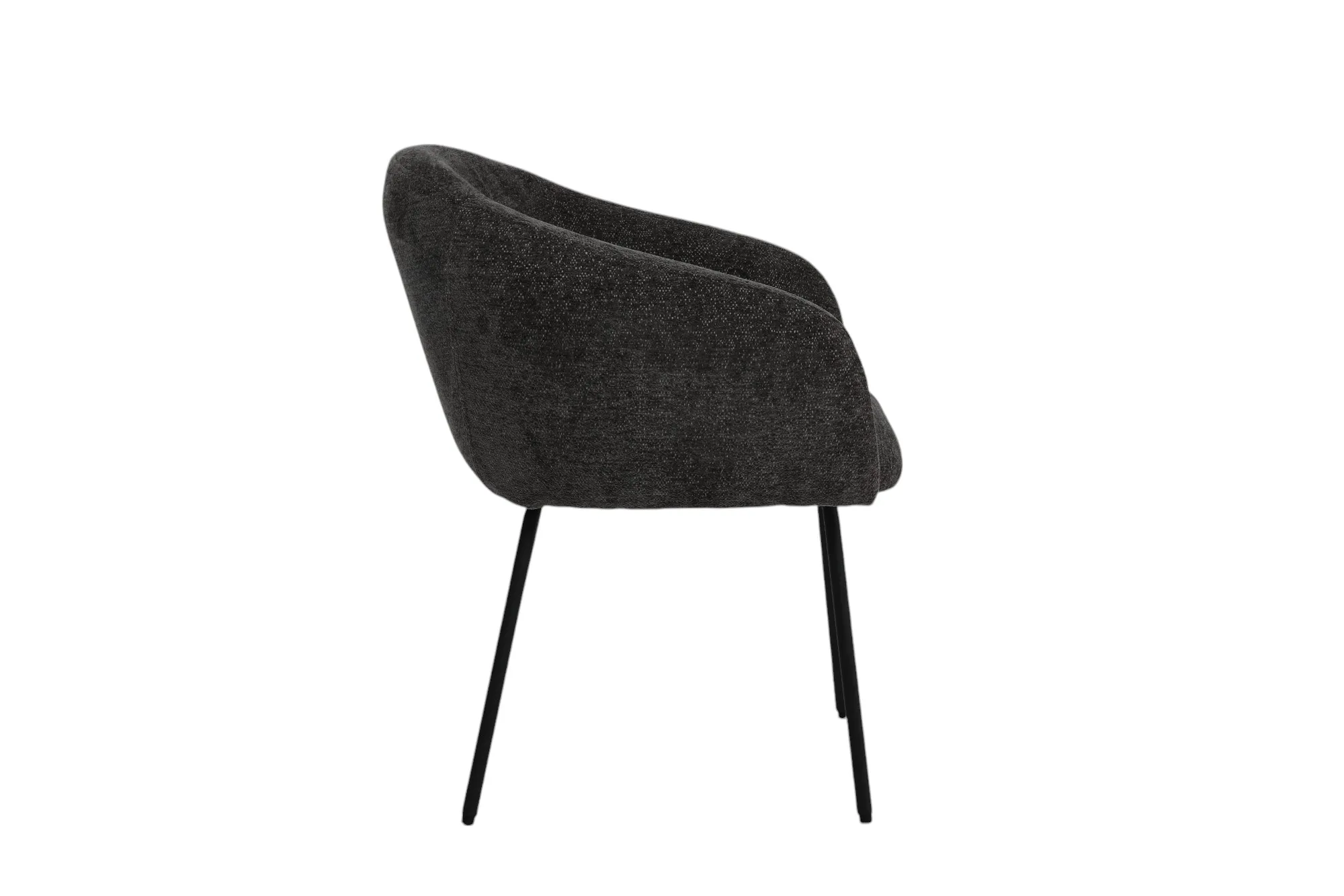 A dimension image of the Rotterdam Grey Chair with 62cm x 78cm