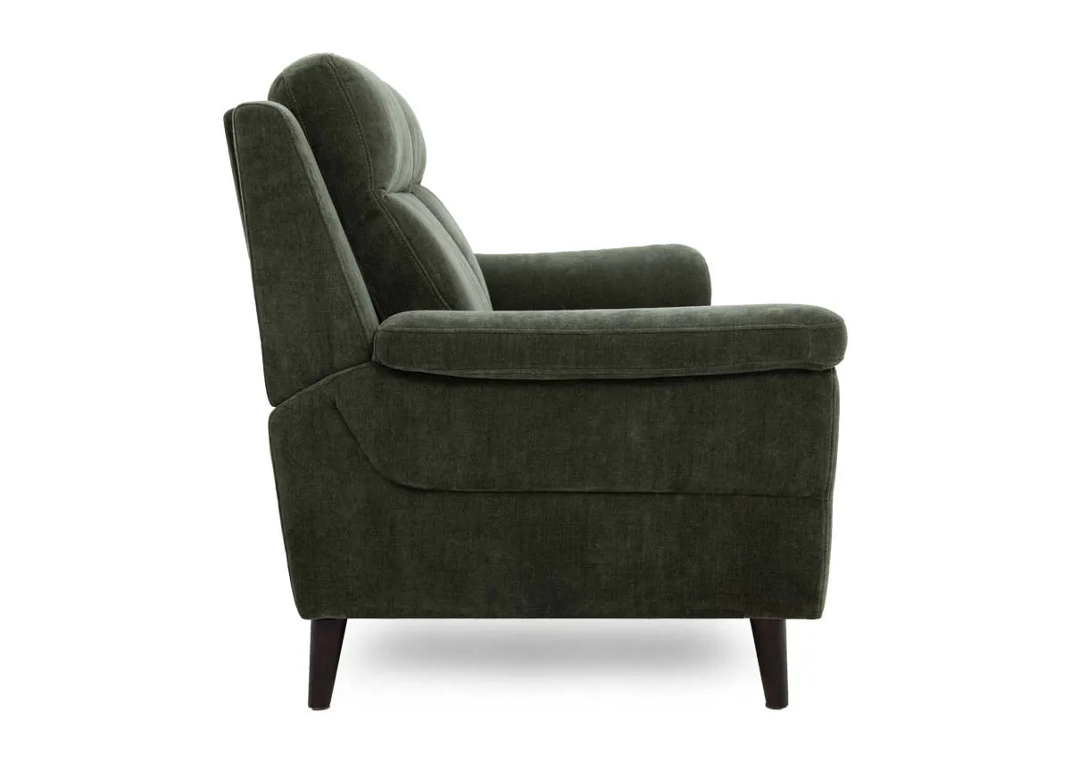 A dimension image of the Elliot 2 Seater sofa with 168cm x 97cm x 103cm