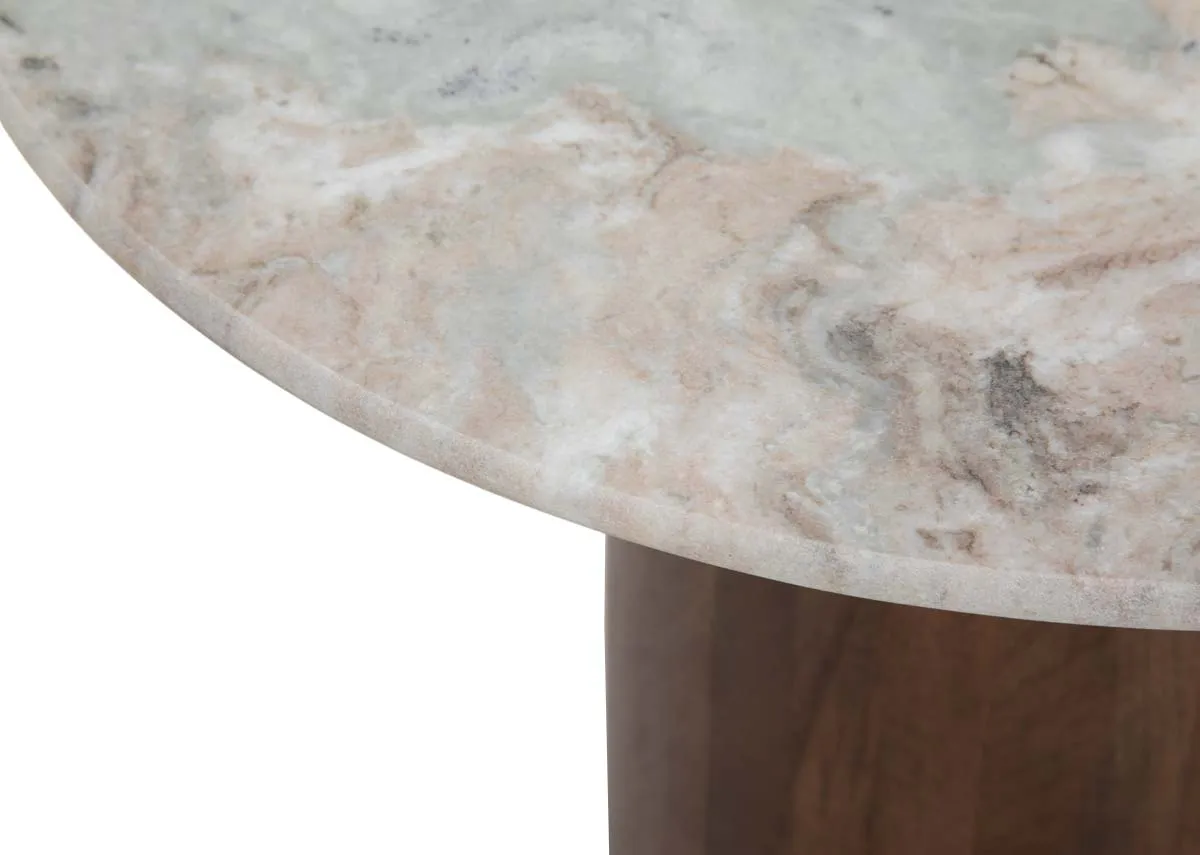 A dimension image of the Slade Medium Side Table with 60cm x 45cm