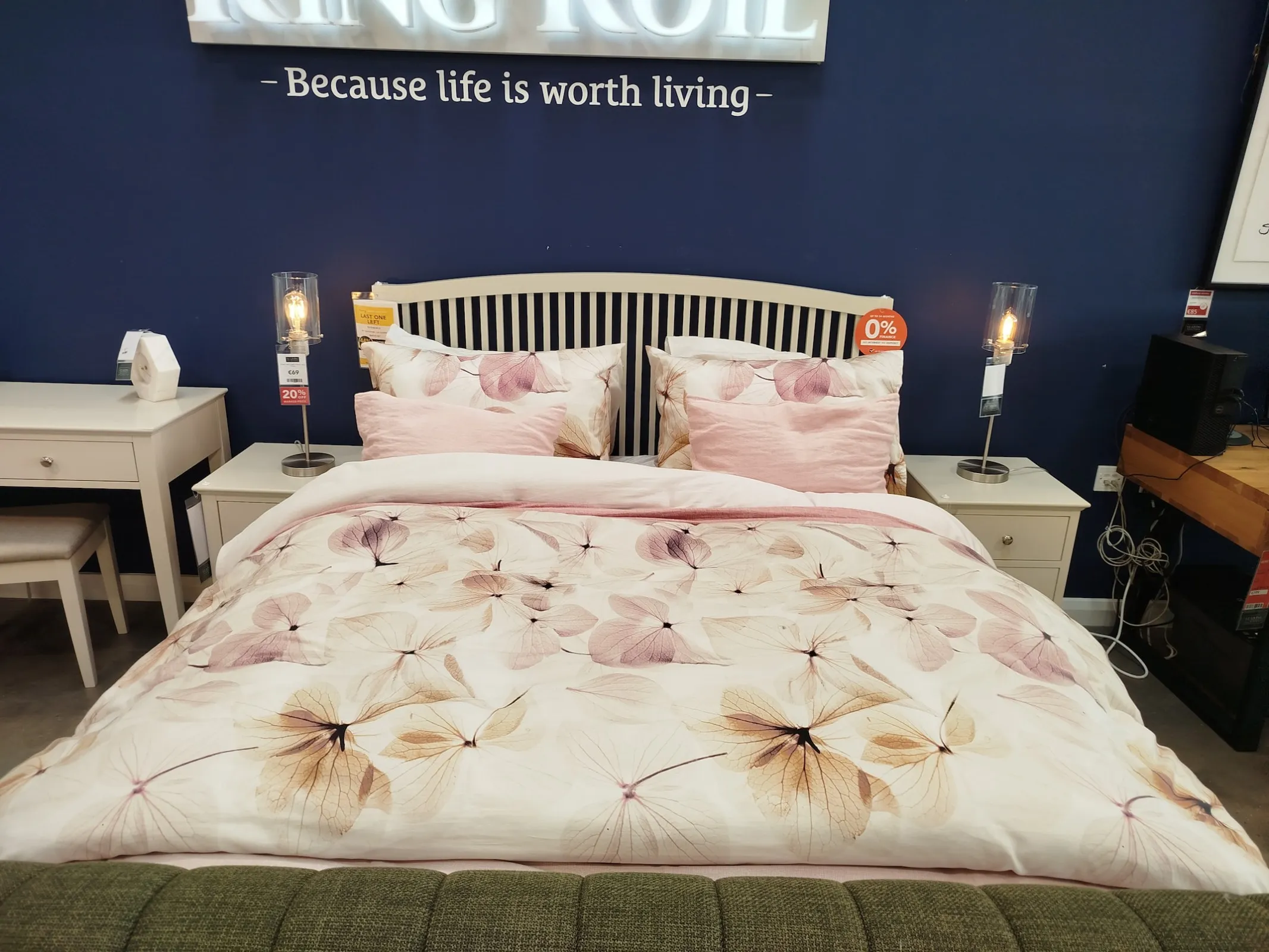 Rivendale Grey 5ft Bed Frame (Naas Rd Floor Model)