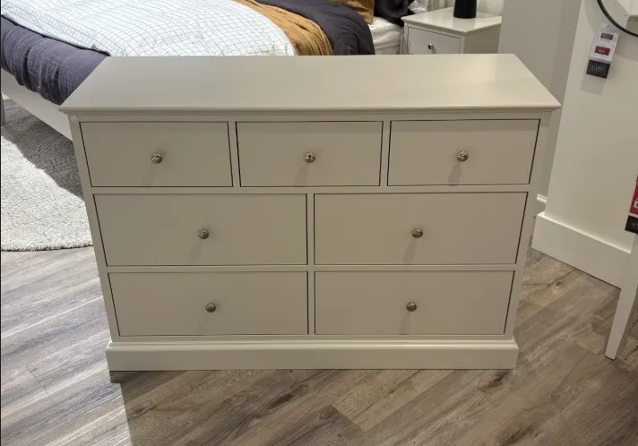 Riverdale Seven Drawer Grey Chest (Cavan Floor Model)