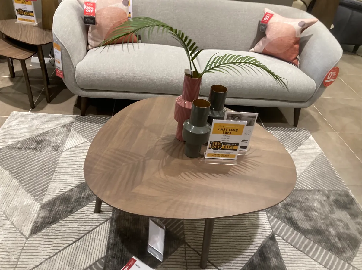 Sonoma Black Wood Coffee Table (Clonmel Floor Model)
