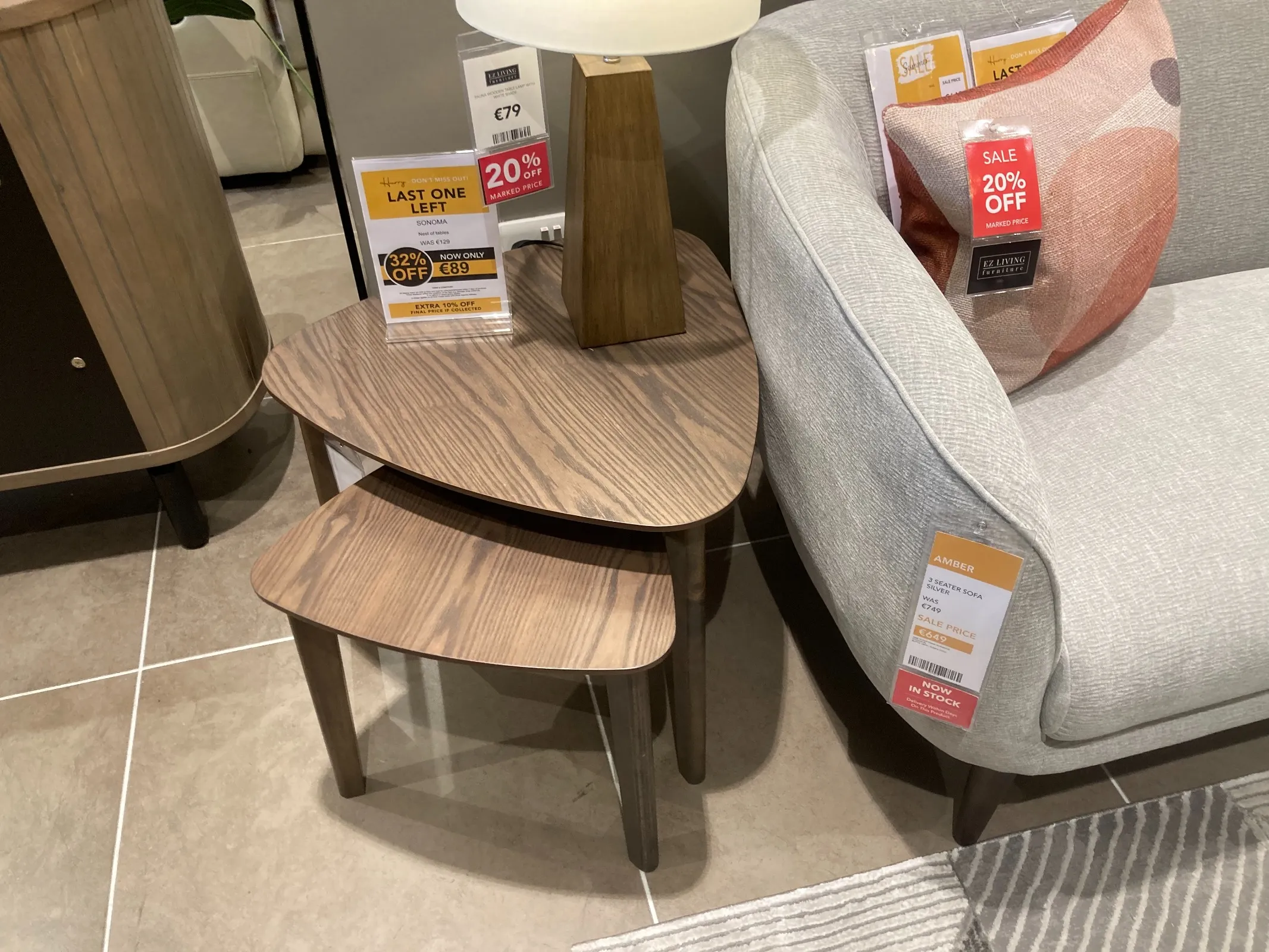 Sonoma - Set of 2 Nest of Tables (Clonmel Floor Model)