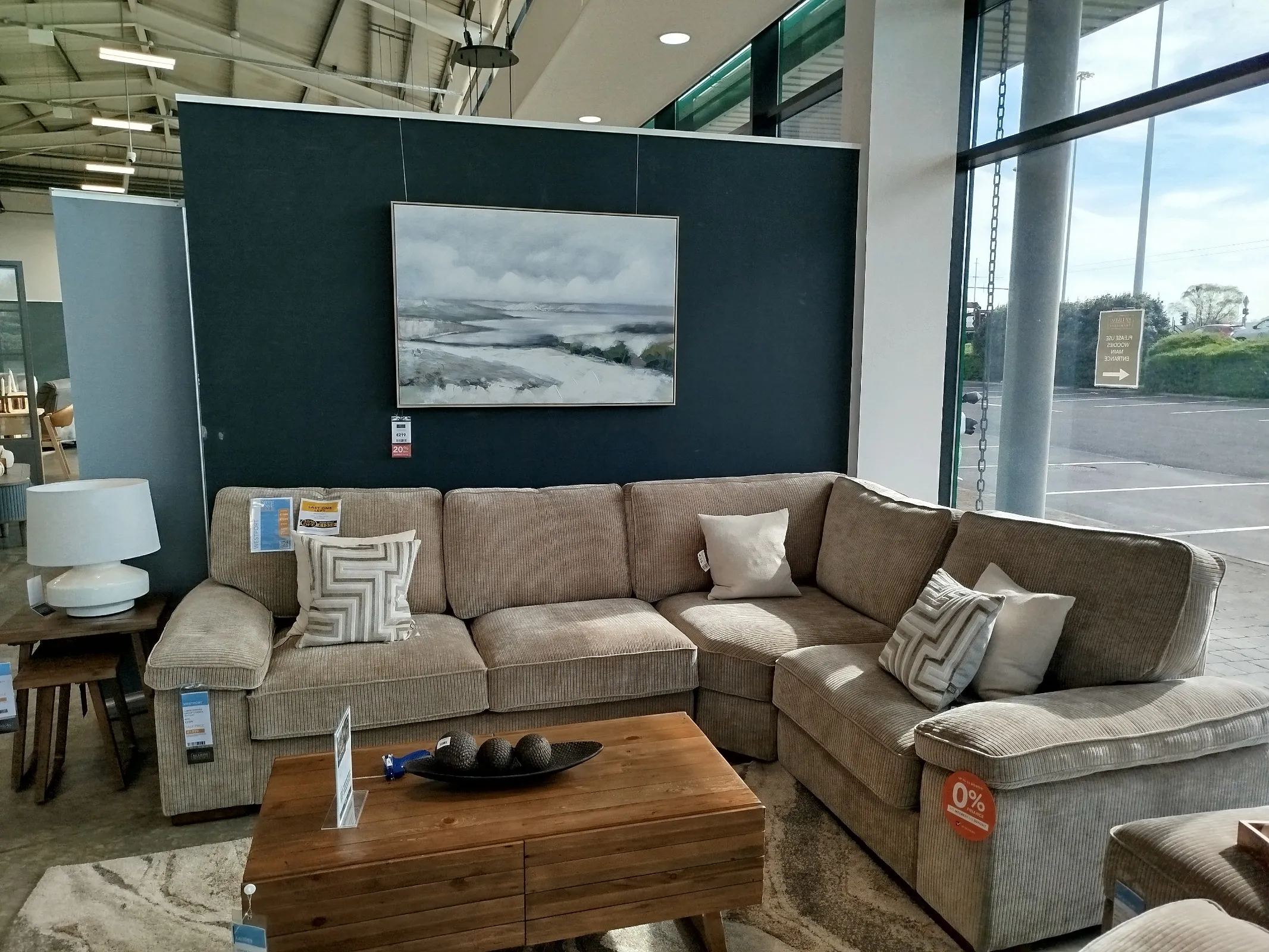 Westport - Large Corner Group (Naas Road Floor Model)