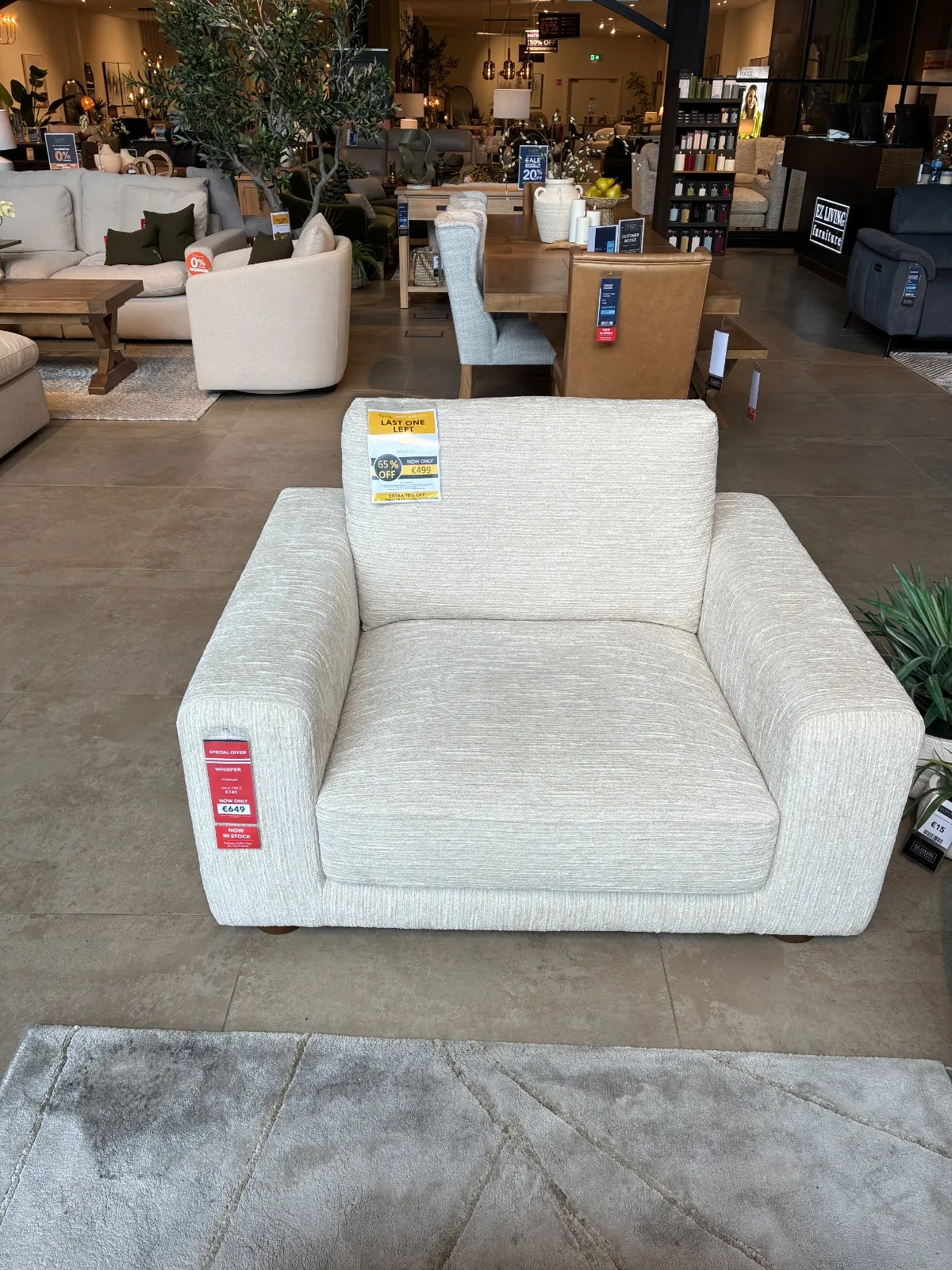 Whisper Cuddler Armchair (Carlow Floor Model)