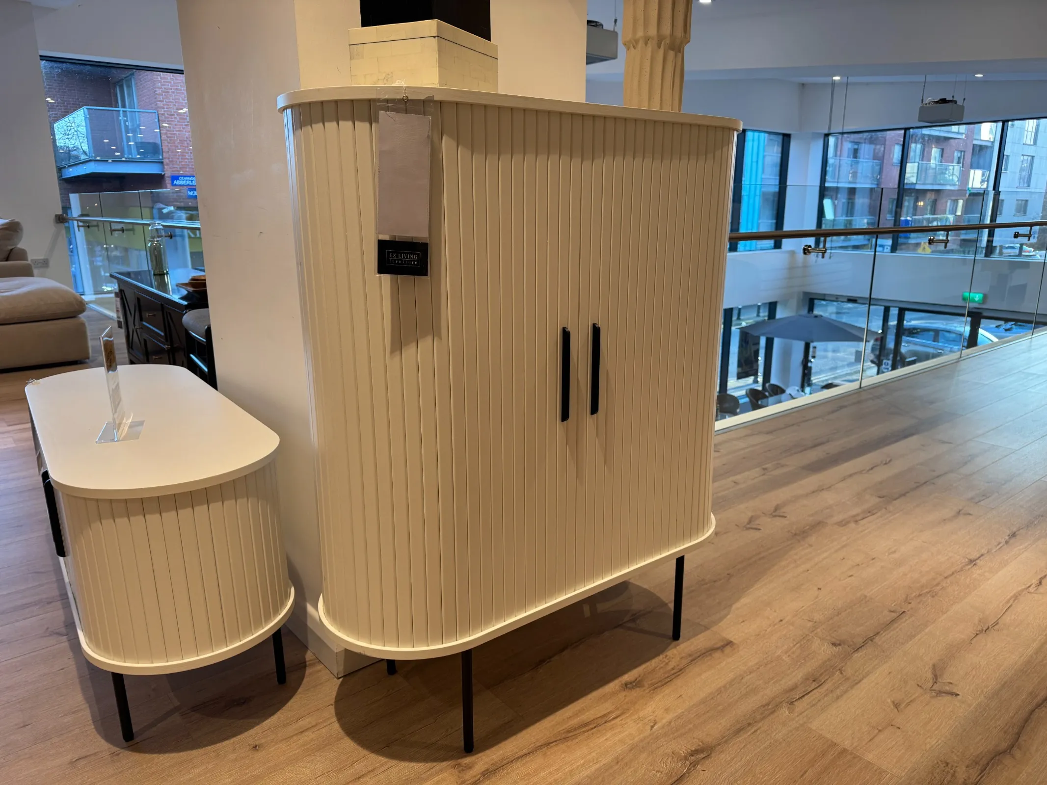 Nola 2 Door White Oak Cabinet (Tallaght Floor Model)