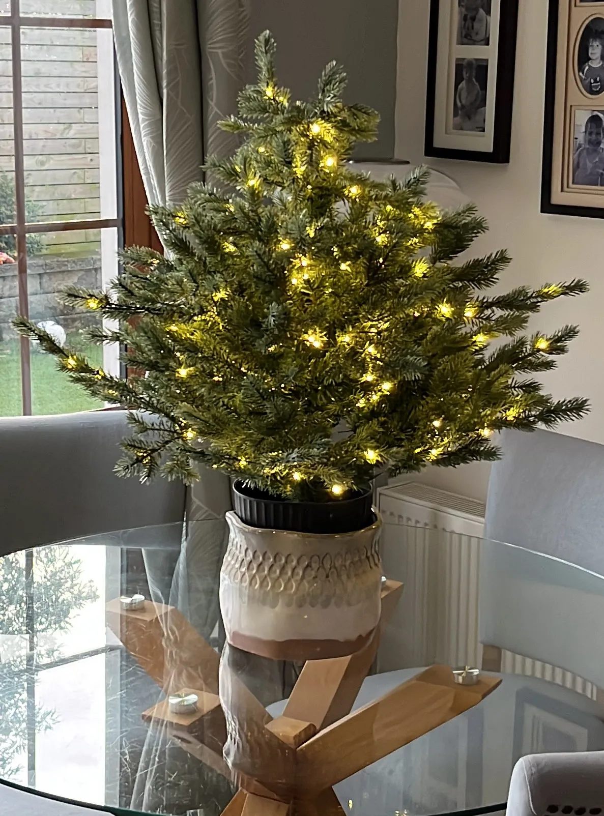 3ft Fraser Pot With Lights - Christmas Tree