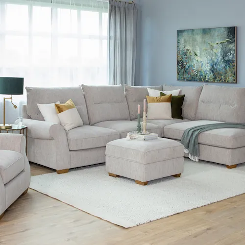 Indulgence LAF corner chaise from EZ Living Furniture.