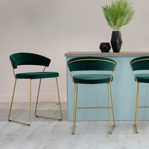 New York Green Bar Stools From EZ Living Furniture.