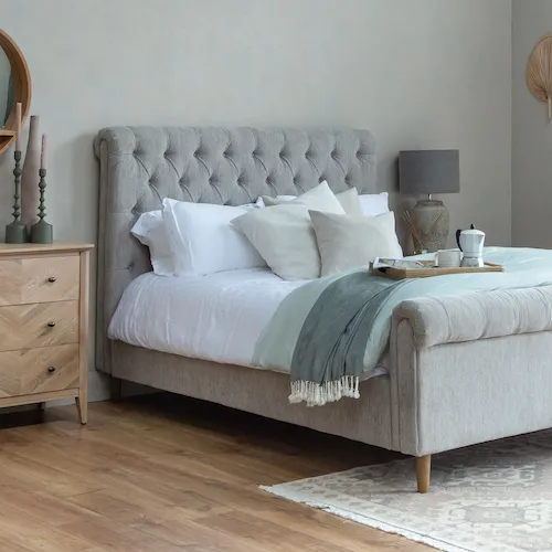 Sofia Sleigh Bed from EZ Living Furniture.