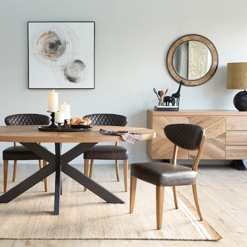 Ellipse Dining Table and Chairs from EZ Living Furniture.
