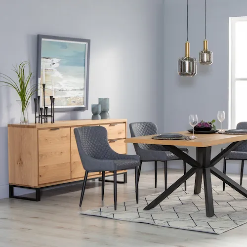 Arno Dining Table with sideboard from EZ Living Furniture.