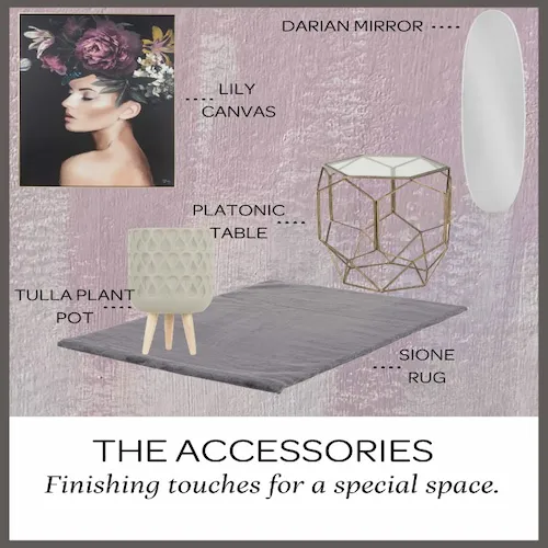 Accessories from EZ Living Furniture moodboard