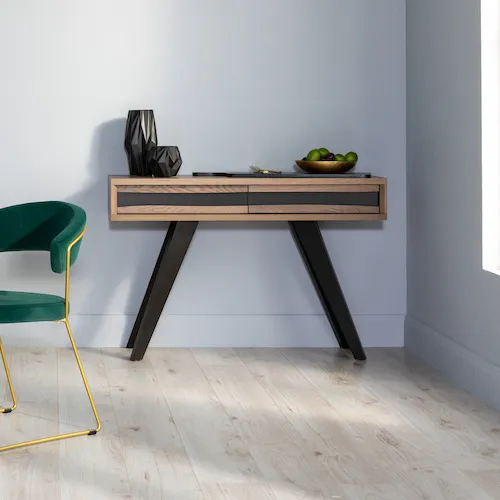 Rosalie oak console table from EZ Living Furniture.