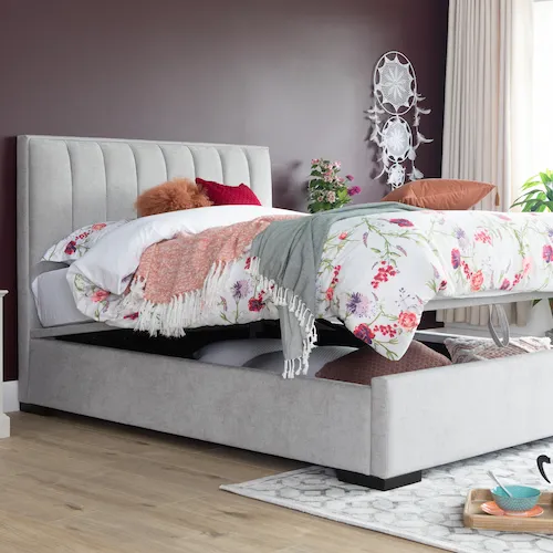 Liberty Grey Fabric Bed Frame