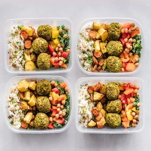 Meal prepping.
