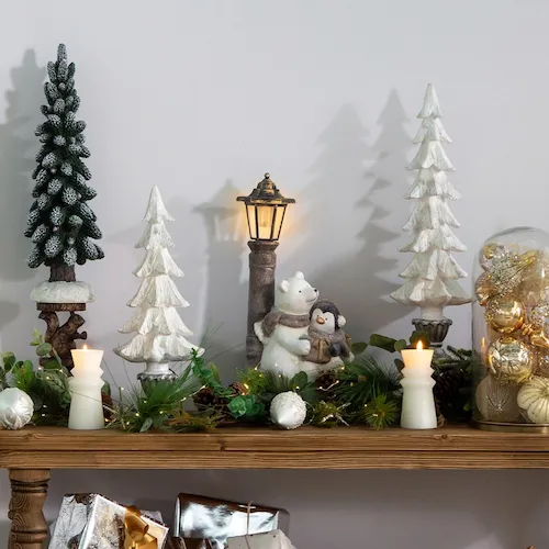 Solar Panel Christmas Figurine from EZ Living Furniture.