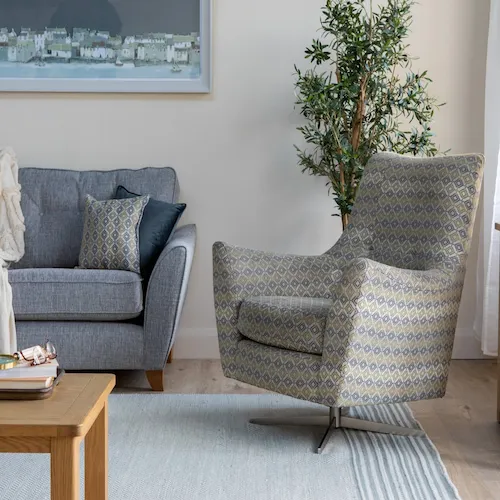 Aria Swivel Chair from EZ Living Furniture.