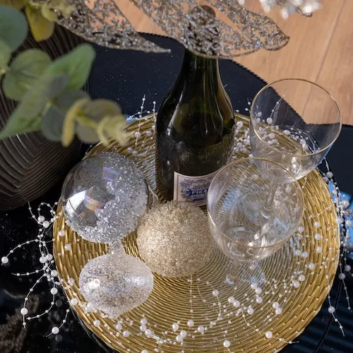 Christmas table decor from EZ Living Furniture.