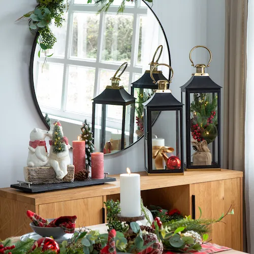 Christmas Figurines on Sideboard from EZ Living Furniture