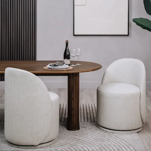Marion Swivel Chairs from EZ Living Furniture.