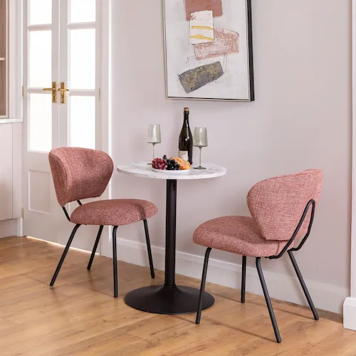 Camilia Pink Dining Chairs from EZ Living Furniture.