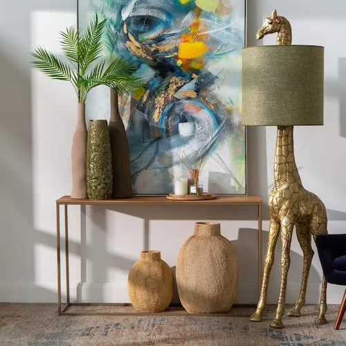 A selection of clay vases from EZ Living Furniture.