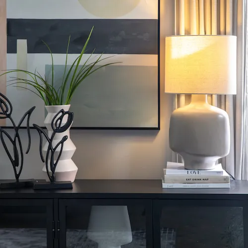 Retro Table Lamp from EZ Living Furniture.