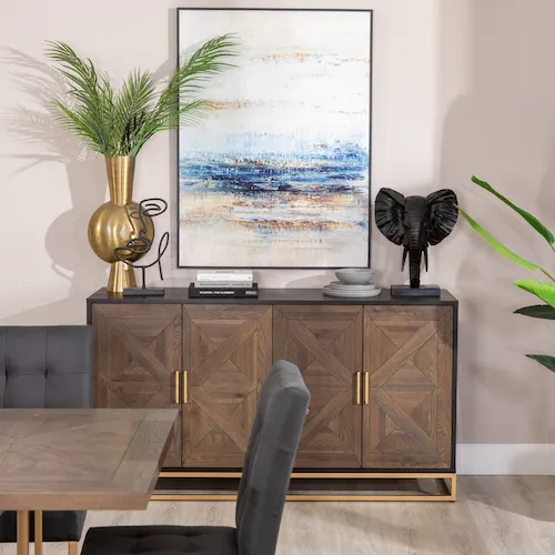 Fearless II Framed Canvas Wall Art from EZ Living Furniture.